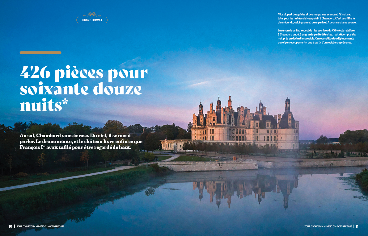 Double page intérieure du magazine, pages 10 et 11